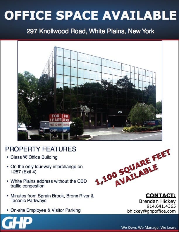 Office Space Available at 297 Knollwood Rd, White Plains, NY 10607